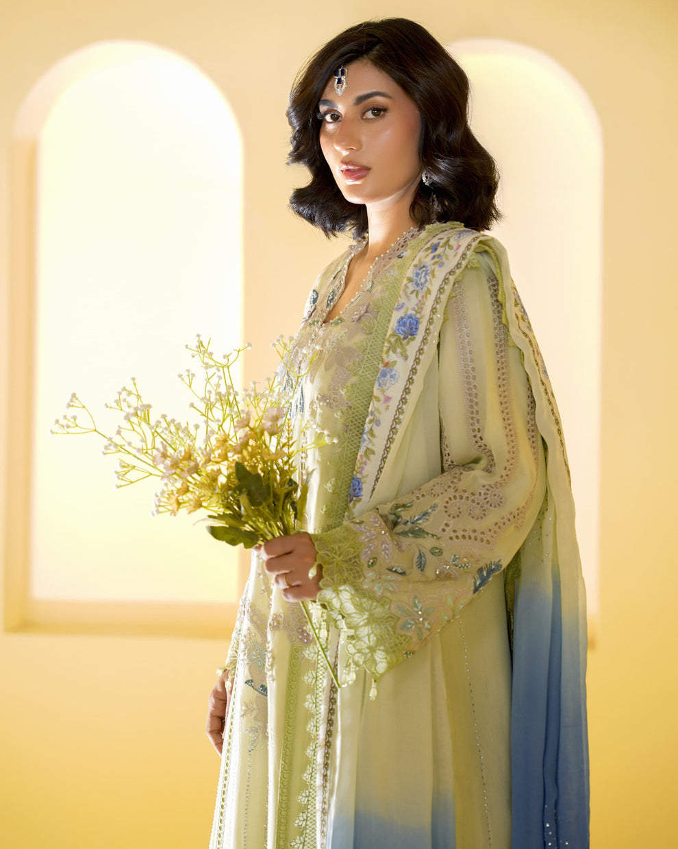 Premium Heavy Partywear Stitched Pakistani Suit
