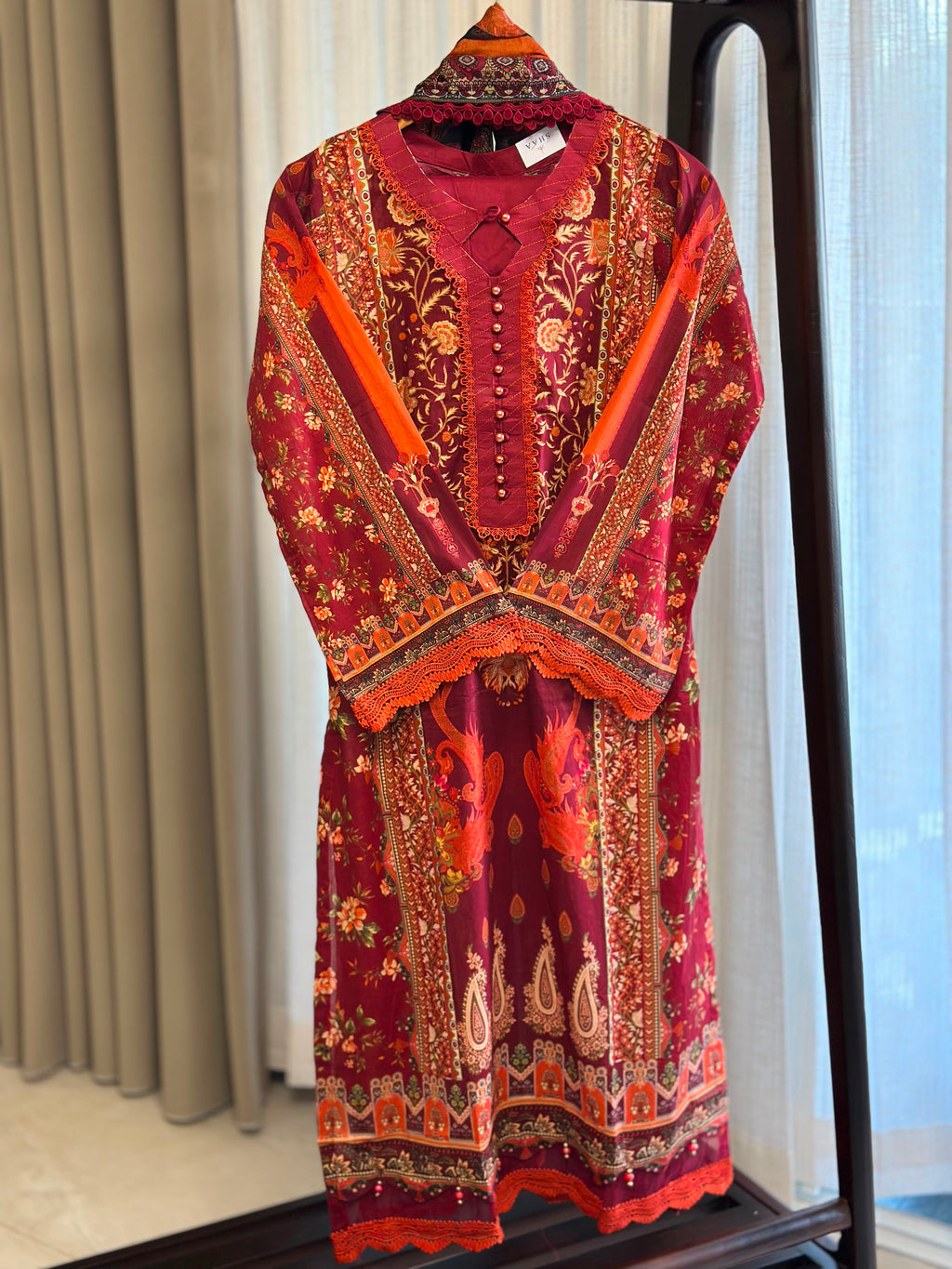 FIRDOUS STITCHED LAWN SUIT
