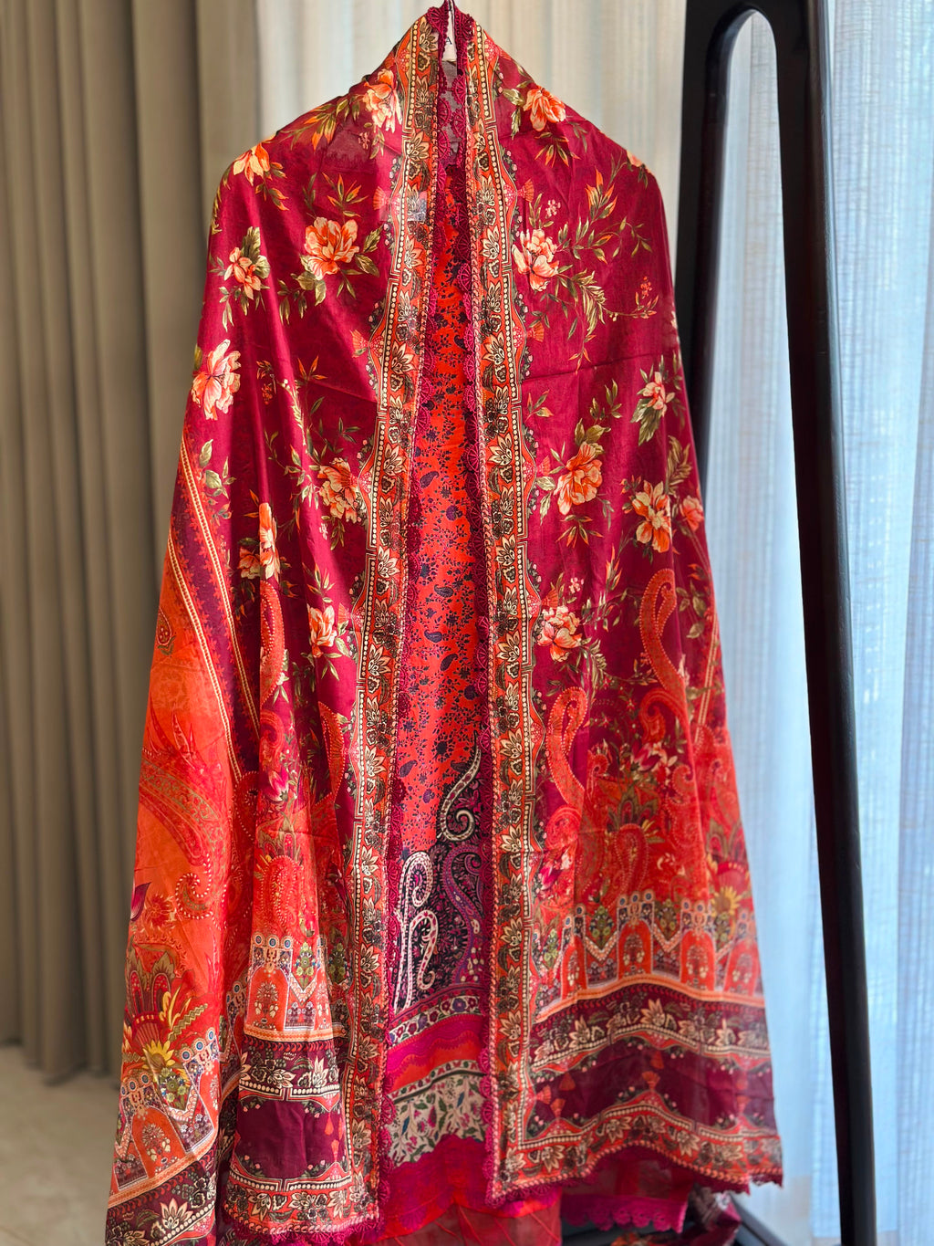 FIRDOUS STITCHED LAWN SUIT