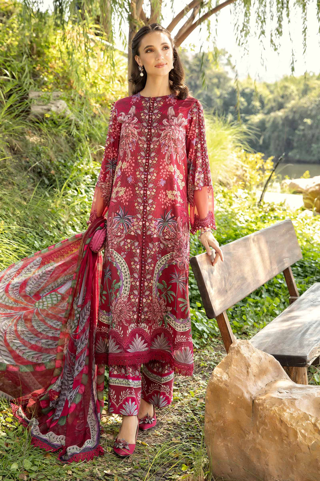 MARIA.B MPrints Spring/Summer unstitched Lawn