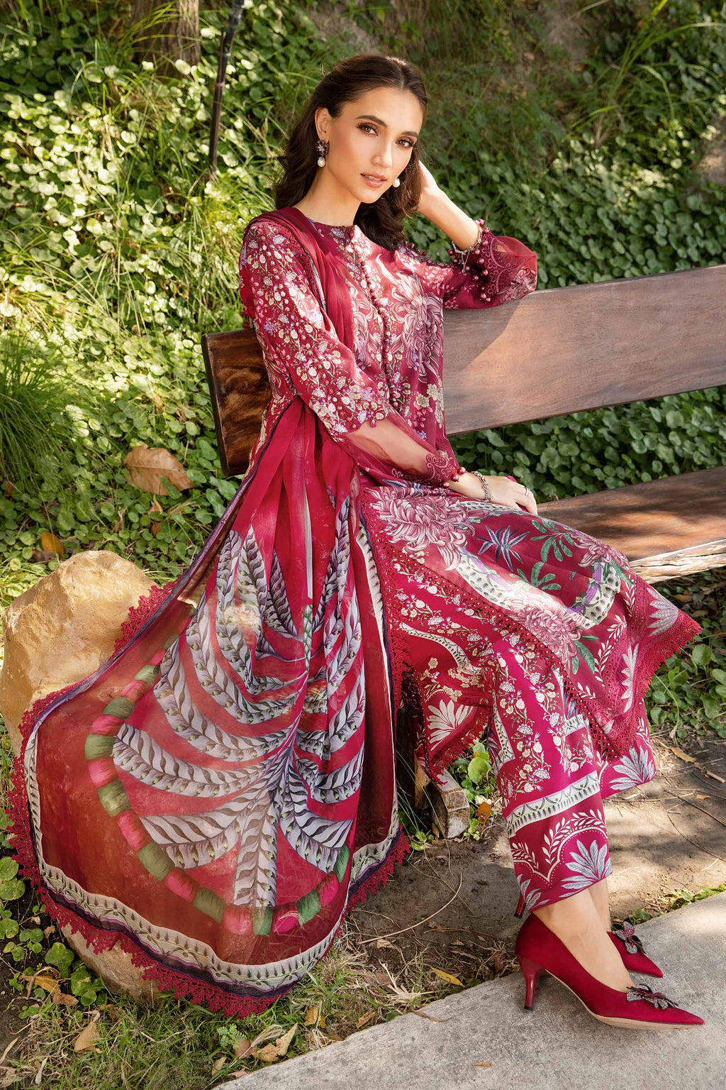 MARIA.B MPrints Spring/Summer unstitched Lawn