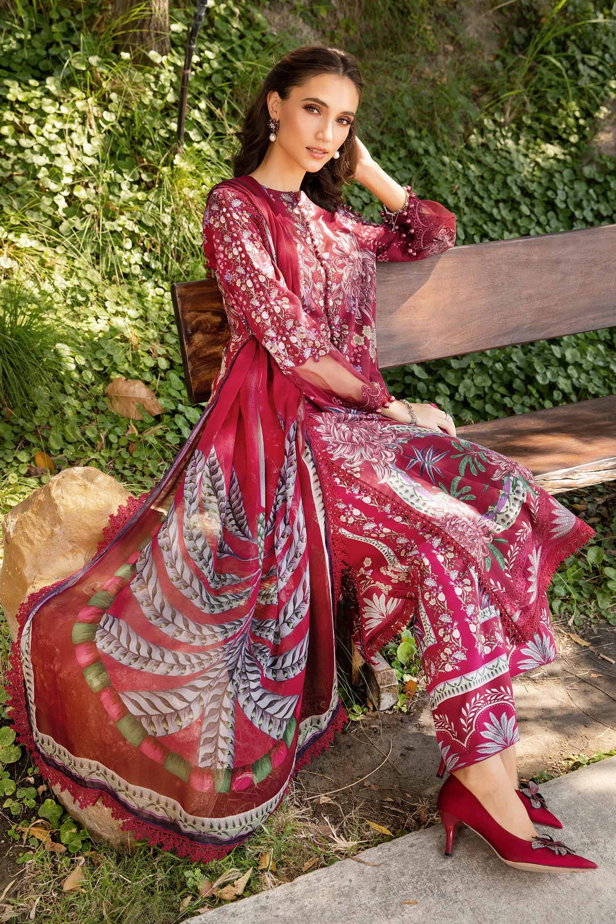 MARIA.B MPrints Spring/Summer unstitched Lawn