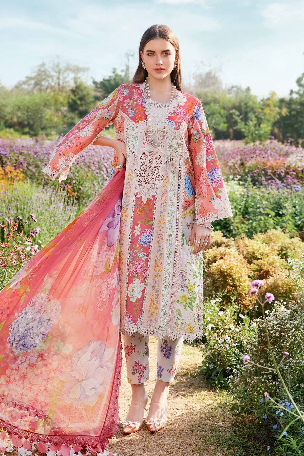 MARIA.B MPrints Spring/Summer unstitched Lawn