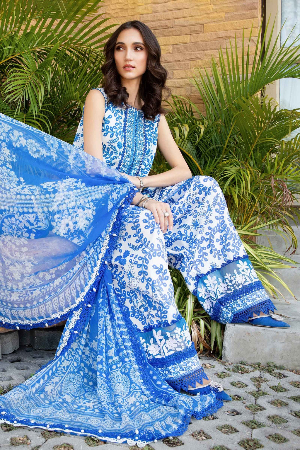 MARIA.B MPrints Spring/Summer unstitched Lawn