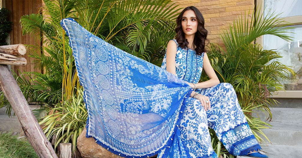 MARIA.B MPrints Spring/Summer unstitched Lawn