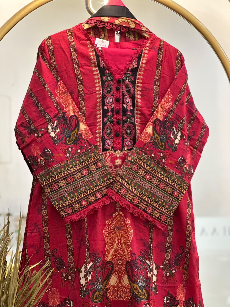 FIRDOUS STITCHED LAWN SUIT