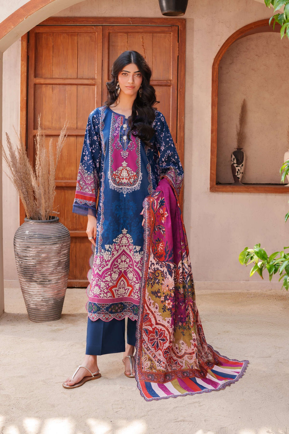 FIRDOUS STITCHED LAWN SUIT