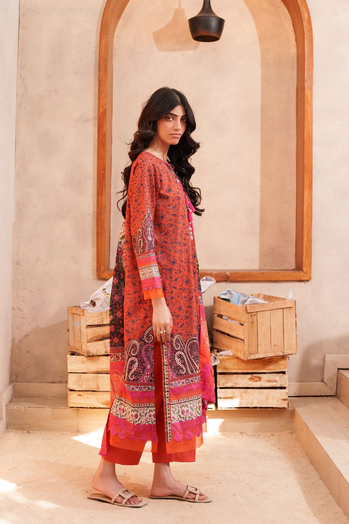 FIRDOUS STITCHED LAWN SUIT