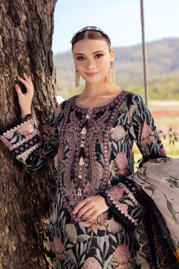 JADE FLORA EMBROIDERED LAWN - Image 3
